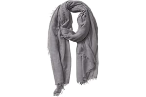 guiyal Cotton Blend Crinkle Vintage Soft Scarf with Fringed Edges,linen scarf,shawl,travel scarf
