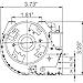 FireplaceBlowersOnline GFK4 GFK4A FK4 Fireplace Blower Kit for Heatilator, Majestic, CFM, Vermont Castings, Monessen, Rotom HB-RB74K R7-RB74K | Ball Bearing, Quiet, High Air Flow