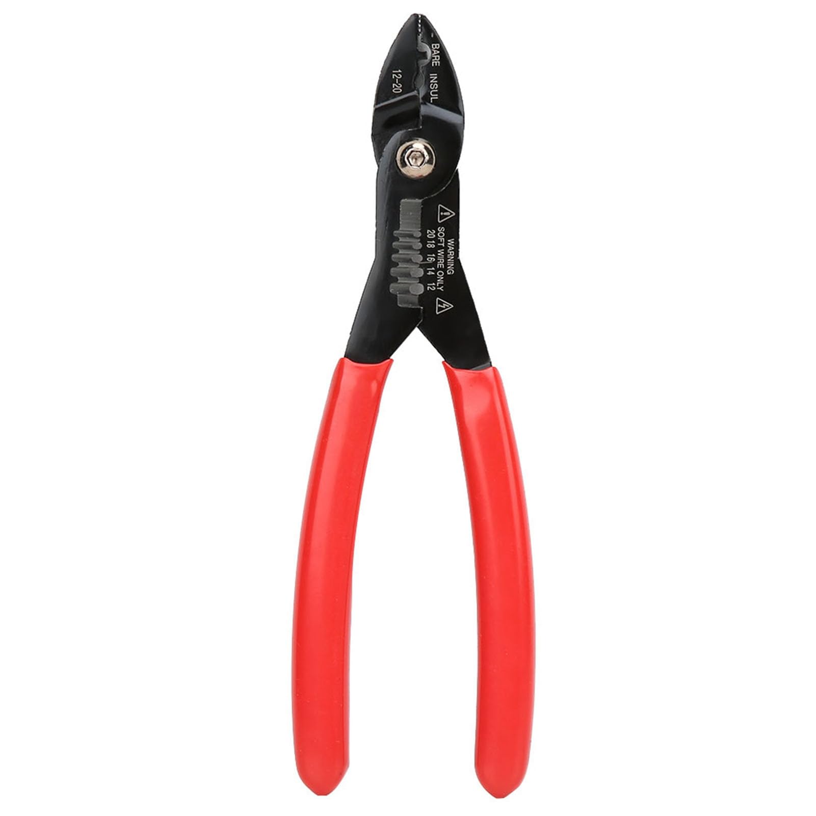 Demeras 7in Wire Stripper,Wire Stripping Crimper Tool Multi-Function Hand Tool Wire Cutter Electrical for Terminals,Cable Cutting