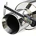 For TIburon V6 Stainless Steel Dual 4 inches Rolled Muffler Tip Catback Exhaust System