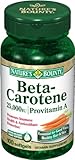 Nature's Bounty, A 25,000 Iu Beta Carotene Softgels, 100 ct