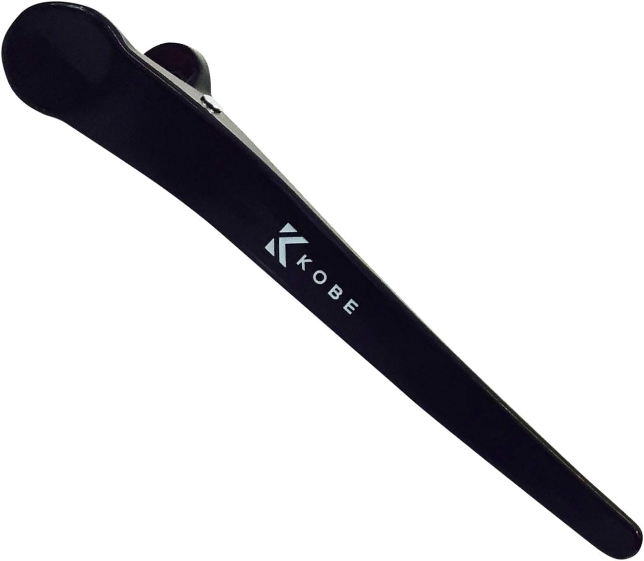 Kobe X-TRA Black Hairdresser's Sectioning Clips - Strong Grip for All Hair Types Ideal for Long and Short Hair. Great for Styling