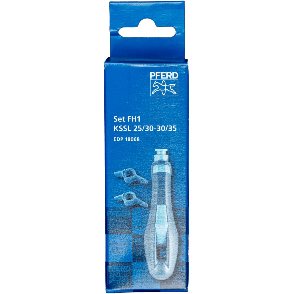 PFERD Set for Chainsaw File Diameter 4.0-5.5 mm, 1 x Ergonomic File Handle, 2 x Chainsaw sharpeners, 12600030 - for Uniform Sharpening Results