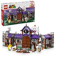 LEGO Super Mario King Boo's Haunted Mansion - Building Toy for Kids Ages 8+ - Mario Toy W/ 4 Minifigures - Gift for Boys, Girls, & Gamers - 71436