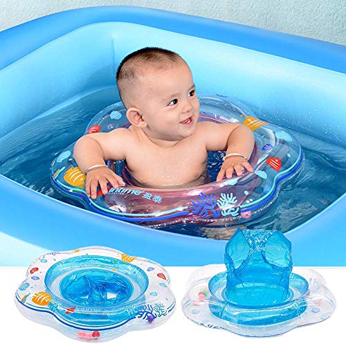 GreaSmart Baby Float Swimming Ring with Double Airbag, Pool Swim Float with Safety Seat Baby Kids Pool Bathtub Outdoor Swimming Pool Toys Accessories for Kids Toddlers of 3-36 Months (Blue) - Thumbnail 6
