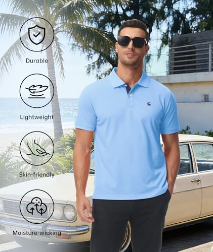 ZITY Polo Shirt Short Sleeve Men Poloshirt T-Shirt Casual Regular Fit