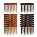 16 Pieces Plastic Teeth Hair Combs Pin Hair Combs Clips for Women