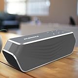 Wireless Portable Bluetooth Speaker - A1 (2017 New Design) 8 watt Wireless Speaker for Iphone, Samsung or Smart Device including Mic for Handfree Phone Call, Heavy-duty (Gray)
