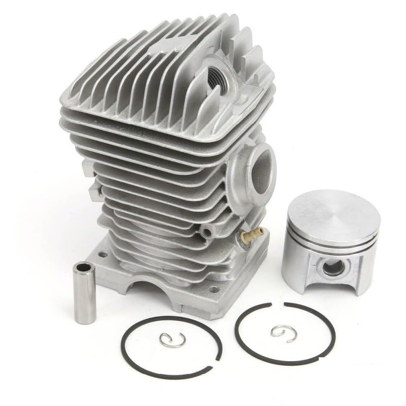 cylingcolors Zylinder + Kolben + Segment kompatibel mit Kettensäge Stihl 025/MS250 Ø 42,5 mm