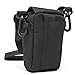 USA Gear Shoulder Sling Digital Camera Bag for Nikon 1 J5, Coolpix A900, S9900 & More with Accessory Pocket, Scratch-Free Interior Padding & Belt Loop
