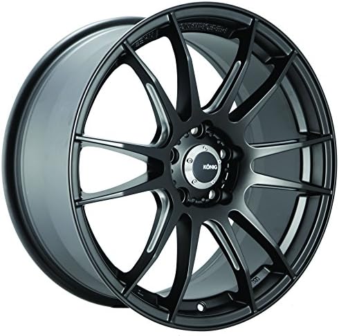 Konig Torch Wheel with Matte Black Finish (18x10"/5x114.3mm)