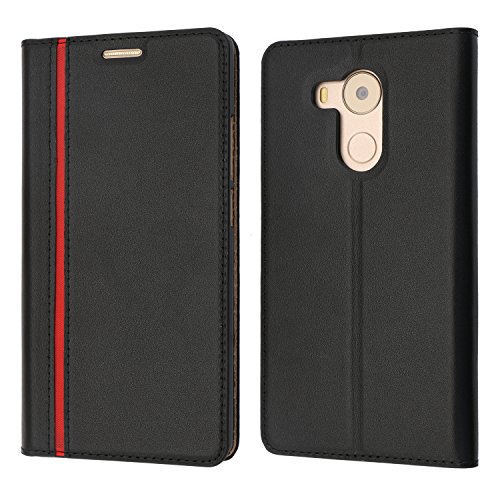 Mate 8 Case, Huawei Mate 8 Case, Coodio Genuine Leather Case, Mate 8 Wallet Case, Fashion Flip Case Cover with Stand Function, Card Slots For Huawei Mate 8