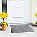 Door Mats Outdoor Indoor|Doormat for Outside or Inside Home,RV or Camper| Non Slip Technology Provides Safety in Your Home Low Profile Charcoal Grey Washable By TuffMats