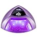 MelodySusie Safe&High-Efficient LED UV Nail Lamp with 3 Timers&Smart Sensor, P-PLUS24T Nail Dryer Cures All Soft&Hard Gels,Especially Rhinestone Glue,Solid Nail Glue Gel&Liner Gel Polish,Grey