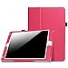 Fintie Case for iPad 9.7 2018/2017, iPad Air 2, iPad Air - [Corner Protection] Premium Vegan Leather Folio Stand Cover, Auto Wake/Sleep for iPad 6th / 5th Gen, iPad Air 1/2, Hot Pink