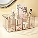 STORi Plastic Vanity Organizer | 5-Compartments | Auburn Mist