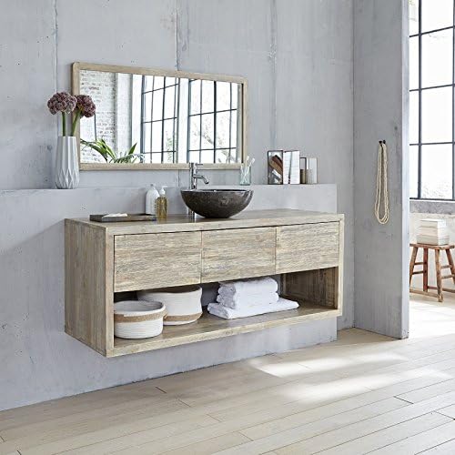 Meuble De Salle De Bain En Bois Dhevea Suspendu 80 Cuisines Et Salles De Bain Lavabos De Salle De Bain Kendalfloral Com