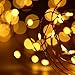 LuckLED Fairy Decorative Christmas Solar String Lights, 49ft 150 LED Copper Wire Starry String Lights Ambiance Lighting for Indoor and Outdoor, Home, Garden, Patio, Party Decorations (Warm White)