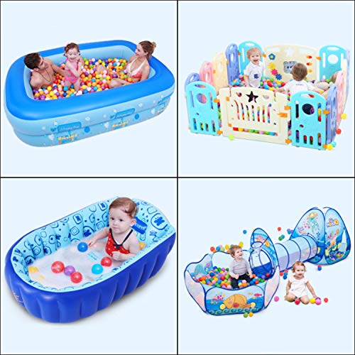 SYNTECSO Ball Pit Balls, Balls for Ball Pit Colorful Crush Proof Balls for Toddlers' Ball Pit Tent Playhouse Kiddie Pool Playpen Bounce House - Thumbnail 4