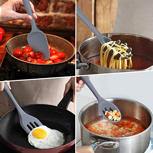 Kitchen Utensils Set，15pcs Dishwasher Safe Silicone Cooking Utensils Set ，Non-stick Kitchen Utensils，446°F Heat Resistant Cooking Utensils(BPA Free)