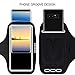 SOSONS Armband for Samsung Galaxy Note/S/A/F Series, Water Resistant Sports Gym Armband Case with Card Pockets and Key Slot (Black)