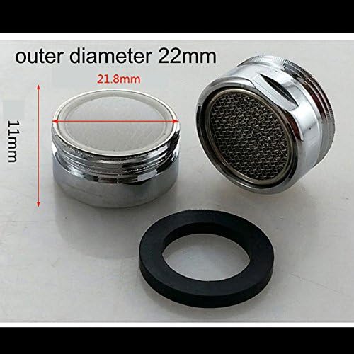 Jimin_Faucet Tap Aerator Nozzle Sprayer Filter Water Saving Male/Female Chrome Sprayer 20-28mm - (Color:Pink)