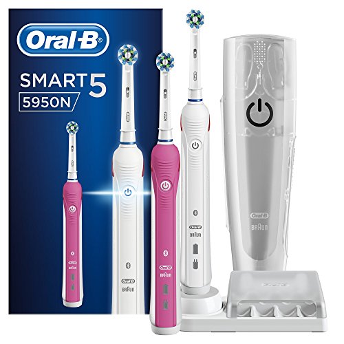 OralB Smart 5 5950 Electric Rechargeable Toothbrush Powered by Braun