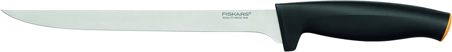 Fiskars Filetiermesser, Gesamtlänge: 32 cm, Qualitätsstahl/Kunststoff, Functional Form, 1014200
