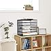 Samstar Desk Organizer, Mesh File Paper Letter Tray with 5 Stackable Trays and Sorter, Black