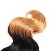 Unprocessed Brazilian Virgin Hair Brazilian Remy Hair Ombre Body Wave Bundles 4 pcs 10 inch 50 g/pcs Total 200 g Human Hair Extensions Hair Weaving (1B/30)