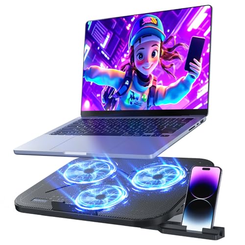 Laptop Cooling Pad with 3 Fans