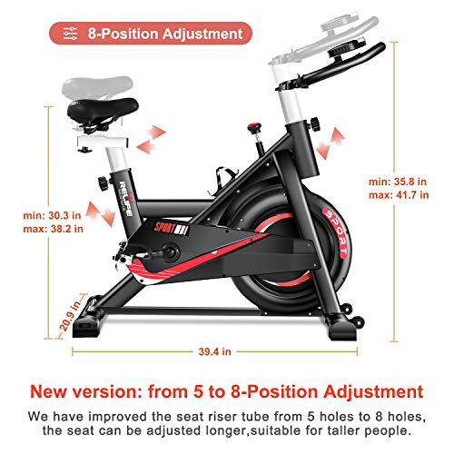 RELIFE-REBUILD-YOUR-LIFE-Exercise-Bike-Indoor-Cycling-Bike-Fitness-Stationary-All-inclusive-Flywheel-Bicycle-with-Resistance-for-Gym-Home-Cardio-Workout-Machine-Training-New-Version