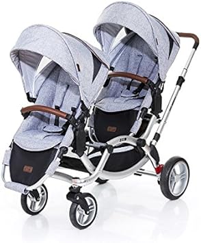 poussette double abc design zoom graphite grey