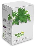 Window Garden Organic Herb Seed Grow Kit for Starting an Herb Garden. Includes the Popular Space Saving Veg Ledge Suction Cup Window Shelf and Mini Greenhouse. Perfect Herb Garden Gift for All Ages.