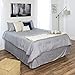 Best Choice Products Folding Adjustable Portable Metal Bed Frame for Twin, Full, Queen Sized Mattresses and Headboards with Center Support, Locking Wheel Rollers, Black