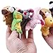 22pcs Soft Plush Animal Finger Puppets Set Baby Story Time for Theme Party Favor