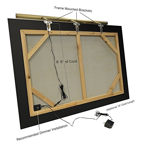Cocoweb ALED36MB Classic Series LED Picture Light, 36", Mahogany Bronze