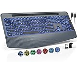Trueque Wireless Keyboard with 7 Colored