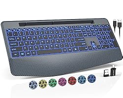 Trueque Wireless Keyboard with 7 Colored
