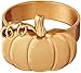 Kate Aspen Pumpkin Napkin Ring (Set of 4), Gold