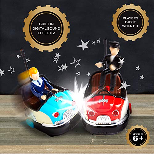 FAO Schwarz Premium RC Toy Bumper Car Set Remote Controlled Headto