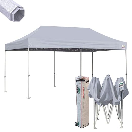 eurmax 10 x 20 Premium EZ Pop Up Canopy instantánea Carpa Boda ...