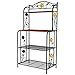 Yontree Kitchen Storage Rack Oven Holder Vintage Cookware Gathering Shelf Baker's Racks 48.8 x24 x15.5 Inches