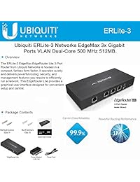edgemax   3 puertos Ethernet   1 Gigabit Router