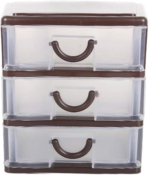 Cabilock Caja de Almacenamiento de Cajón de Plástico Caja de
