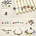 PH PandaHall 14mm Colored Wood Beads 100pcs Round Wooden Beads Painted Wooden Beads Large Hole Beads Craft Beads for Easter Garland Jewelry Making Macrame Home Party Decoration Christmas Halloween