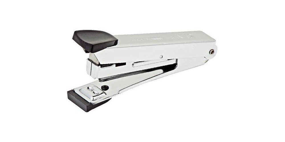 Rapid TEN12 Mini Stapler, 10 Sheet Capacity, Compact Design, Metal, Silver/Black, 20710102