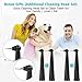 Electric Dental Calculus Remover, TUMPLIK Tooth Tartar Scraper Dental Stains Scaler with 4 Replaceable Clean Heads for Fighting Tartar, Tooth Stains, Teeth Polishing (Newest)