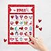 Unomor Valentine's Day Bingo Games for Kids - Bingo Cards with 24 Players for Valentine Party Games, Valentine Crafts School Classroom Activities, Party Favors Supplies