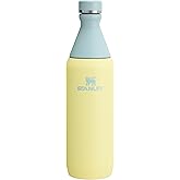Stanley All Day Slim Bottle 20 oz | Twist On Lid with Leakproof Seal | Slim Design for Travel & Gym | Insulated Stainless Steel | BPA-Free | Pomelo
